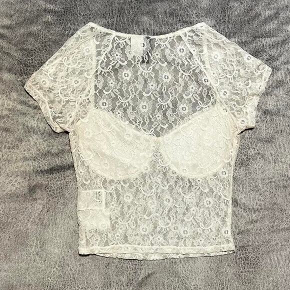 H&m lace coquette crop top - Picture 5 of 6